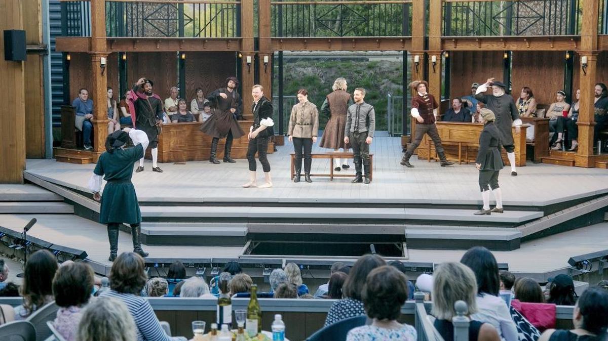 This year you’ll see Shakespeare’s “The Taming of the Shrew” on Russell Metheny’s Globe Theatre-esque set, pictured here for last 2017’s 
 “Hamlet.” You can buy Idaho Shakespeare Festival season tickets run $120-$175 general, $45-$60 for students at IdahoShakespeare.org.