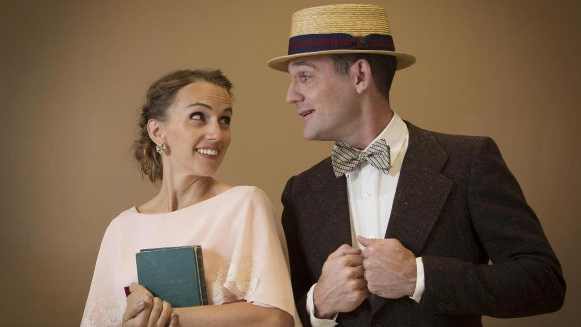Boise Music Week’s production of The Music Man opens May 17 at Velma V. Morrison Center Center for the Performing Arts with the role Marion Paroo played by Stephanie Christensen and Harold Hill played by Adam Watkins.