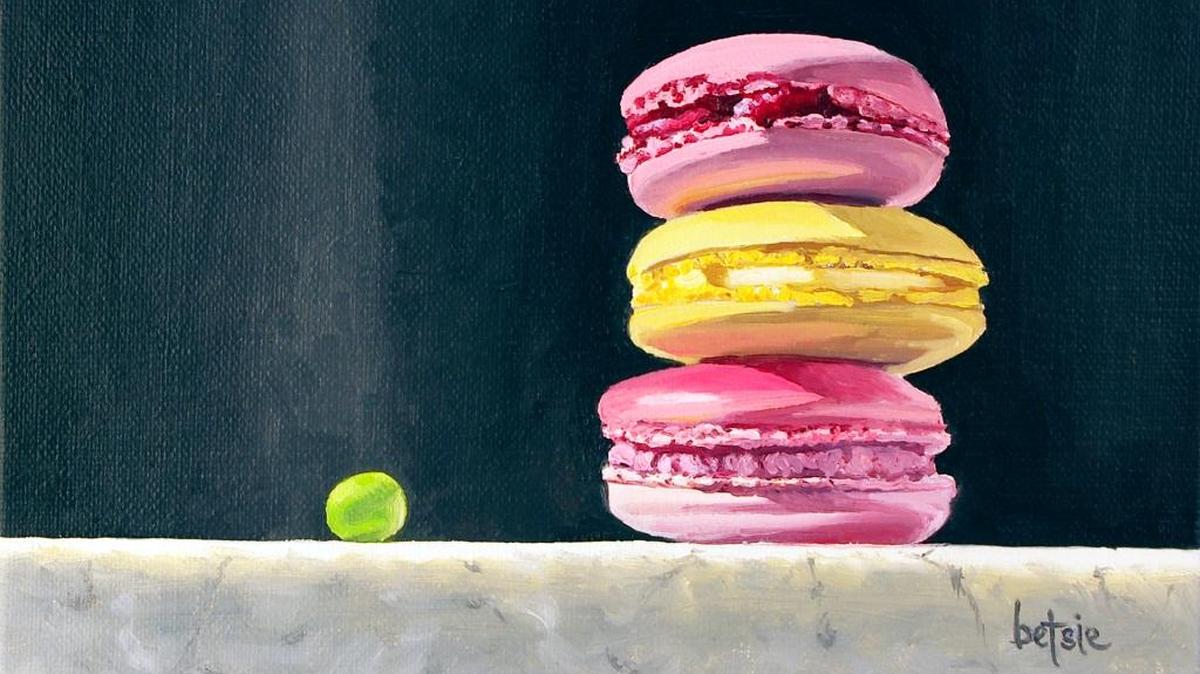 Find Boise painter Betsie Richardson in booth 16. Known for her evocative still lifes, she won Best of Show honors at last year’s Art in the Park. Pictured: “You Can Do It,” oil on linen. BetsieRichardsonArt.com.