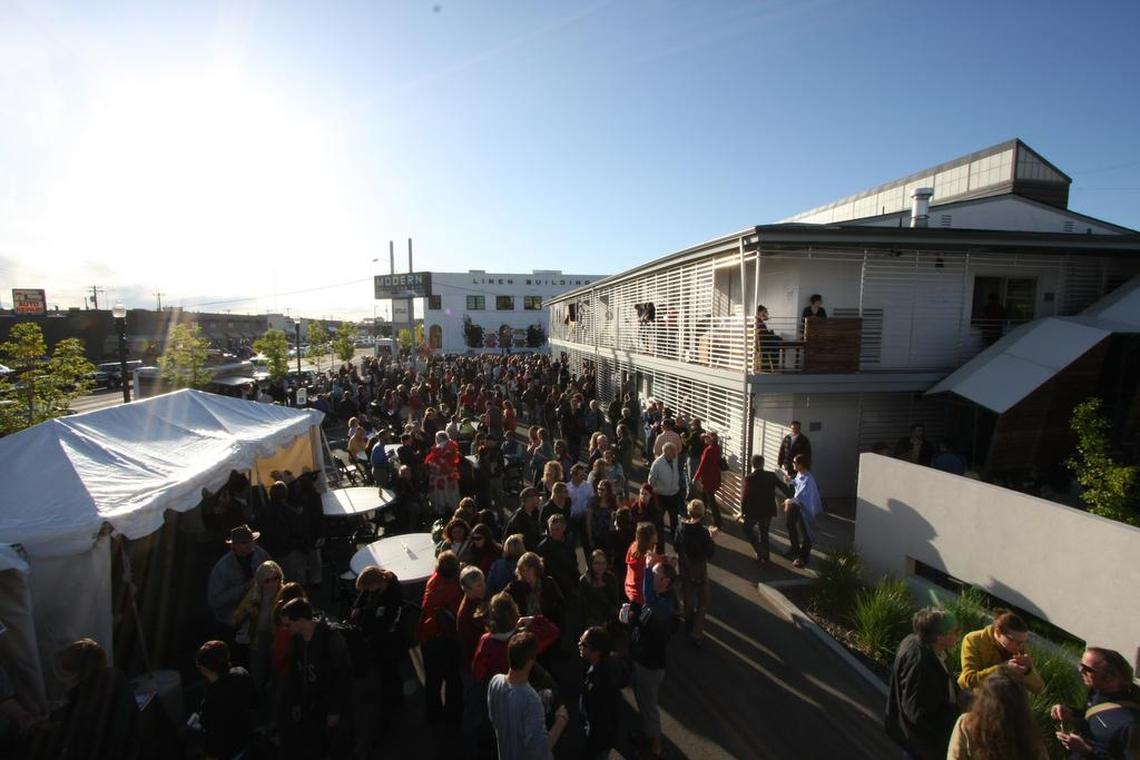 In 2009, Modern Art drew one of its largest crowds to the Modern Hotel.