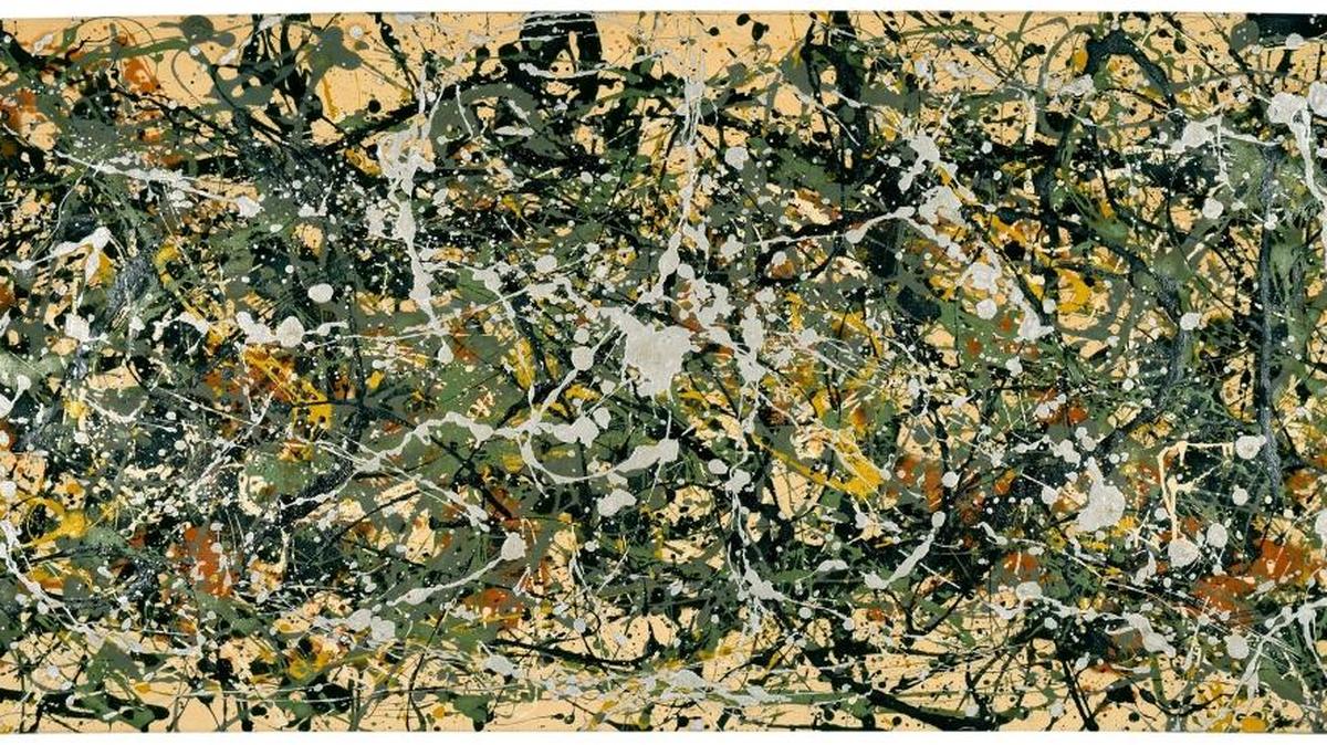 Number 8, 1949, by Jackson Pollock, 1949