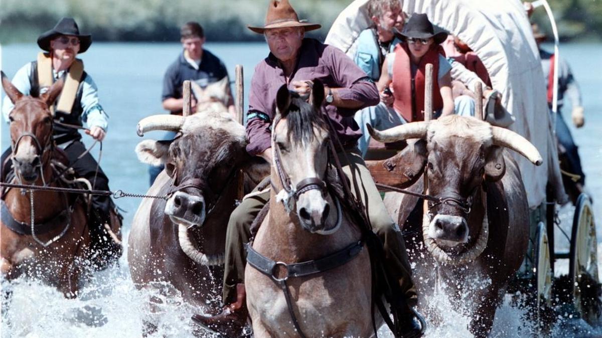 Pioneers will reenact the historic Three Island Crossing at Glenns Ferry State Park on Saturday, Aug 13. It was the most treacherous river crossing on the historic Oregon Trail. This is the first time the reenactment has been done since 2010.