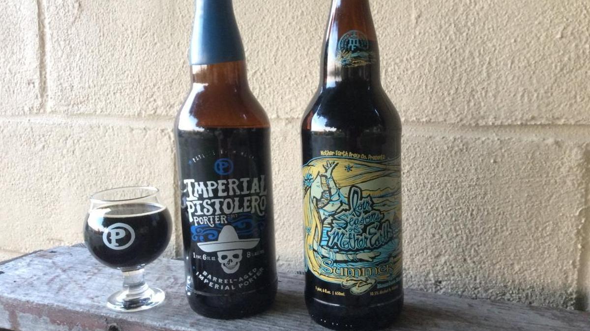 Go big with Payette Brewing Co.’s Imperial Pistolero Porter, left, and Mother Earth Brew Co.’s Four Seasons of Mother Earth: Summer.