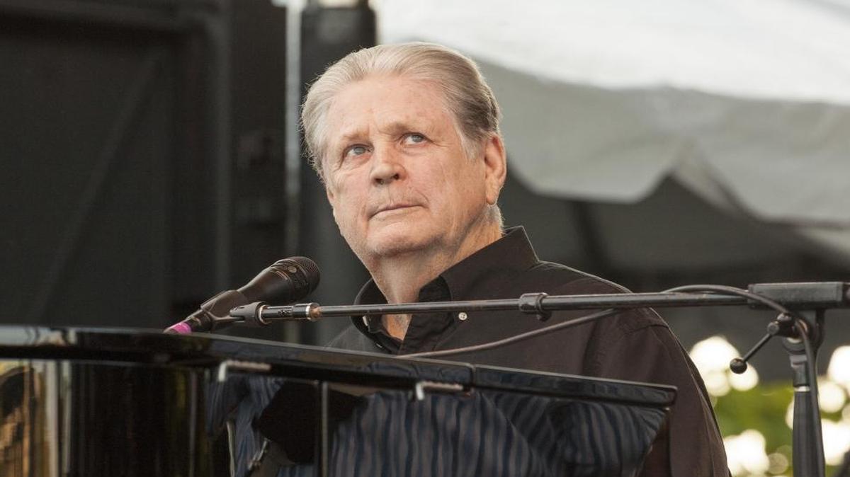 Brian Wilson at the 2016 Pitchfork Music Festival, performing the classic Beach Boys album “Pet Sounds.”