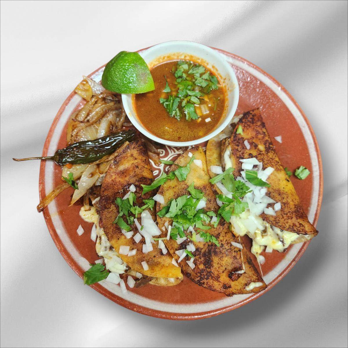 Quesabirria is on the menu at Fiesta Guadalajara restaurants.