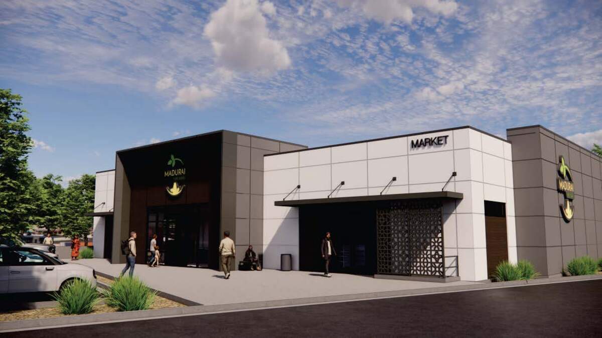 This architectural rendering shows the new restaurant and market planned on Federal Way.