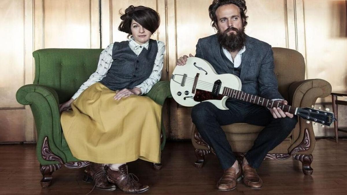 Jesca Hoop, left, and Sam Beam are coming to the Knit.