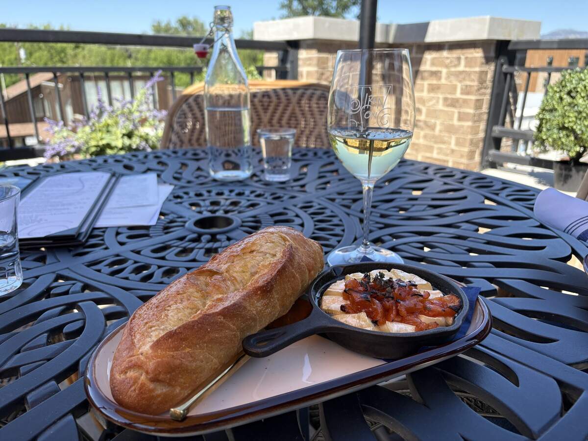 Apricot Baked Brie ($18) is a delicious shared-plate choice.