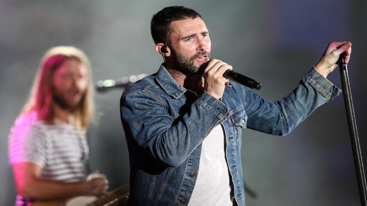 Adam Levine of Maroon 5 performs at the 2015 We Can Survive Concert at the Hollywood Bowl on Saturday, Oct. 24, 2015, in Los Angeles.