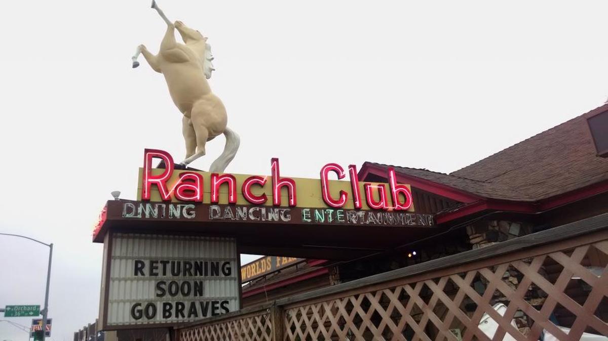 Although the palomino atop the Ranch Club is famous locally, it isn’t the first horse up there. And when the nightclub opened in January of 1950, there was no horse at all.