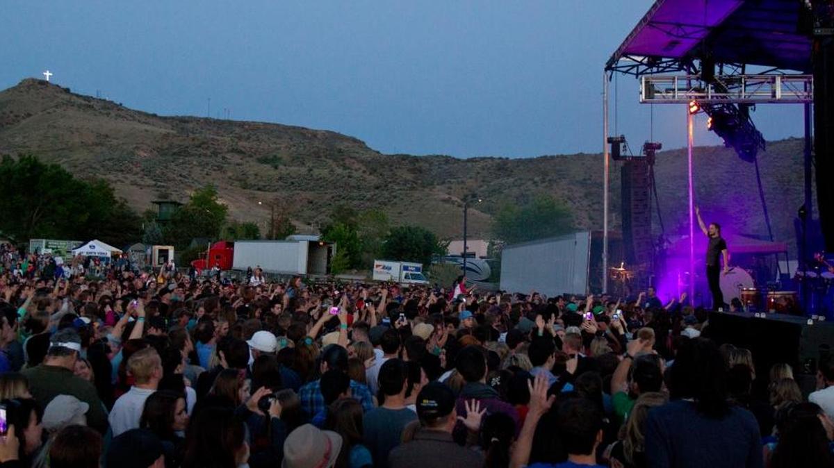 Imagine Dragons at the Idaho Botanical Garden’s Outlaw Field. 