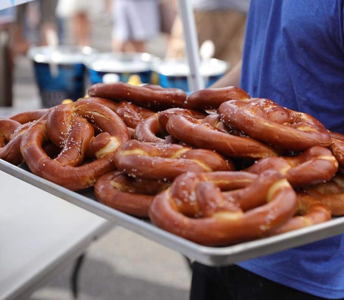 Yum. Pretzels will be devoured in mass quantities at local Oktoberfest celebrations.