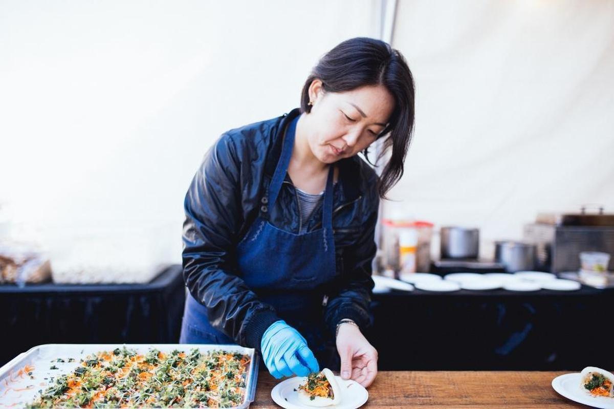 Pastry chef Michelle Kwak of Boise restaurant State & Lemp will serve a Lemon Chèvre Tart from 4 to 8 p.m. Friday at Foodfort. It will cost one token, or $3.