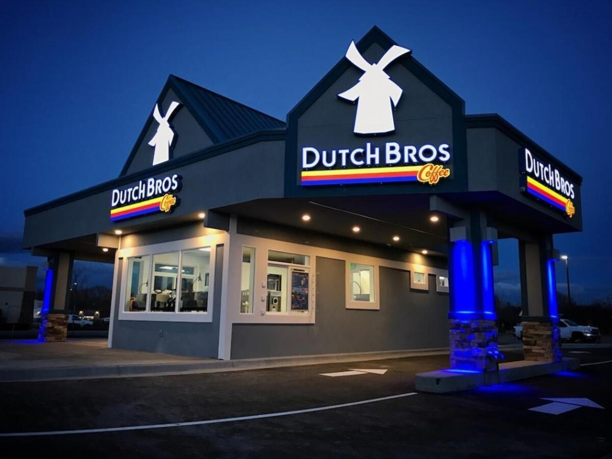 One of the newest Dutch Bros. coffee shops is this one in Meridian at 37 E. Calderwood Drive.