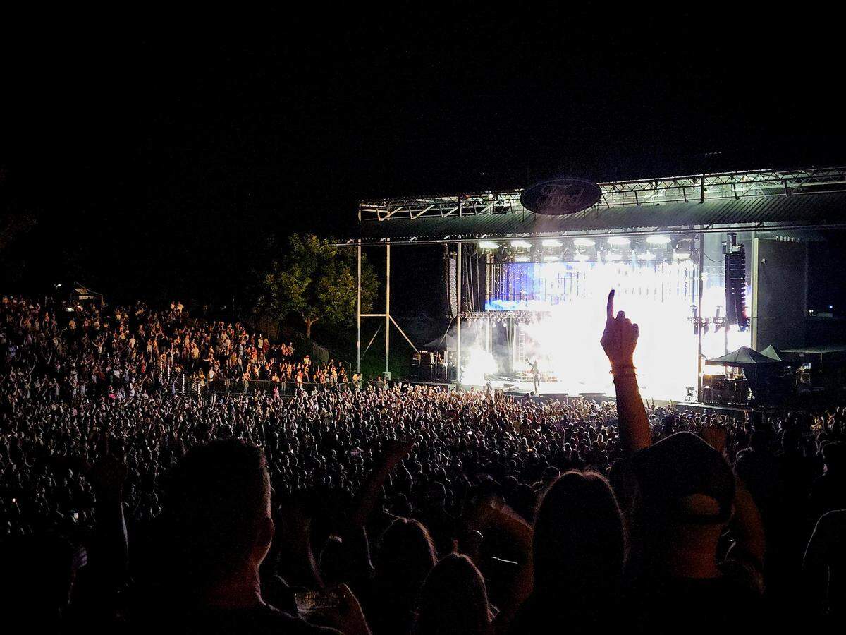 Fans cheer at a concert last summer at the Ford Idaho Center Ampitheater in Nampa.
