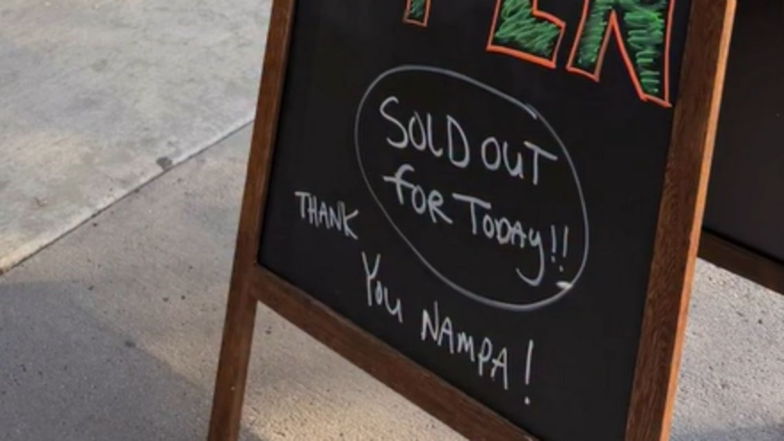 ‘It’s gone’: With Nampa lined up, new restaurant keeps adding food, still sells out
