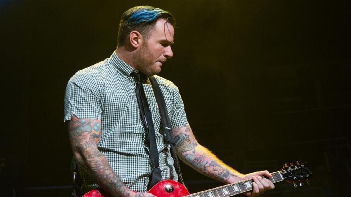 Chad Gilbert of New Found Glory. The rock band is headed to the Knit on Nov. 18.