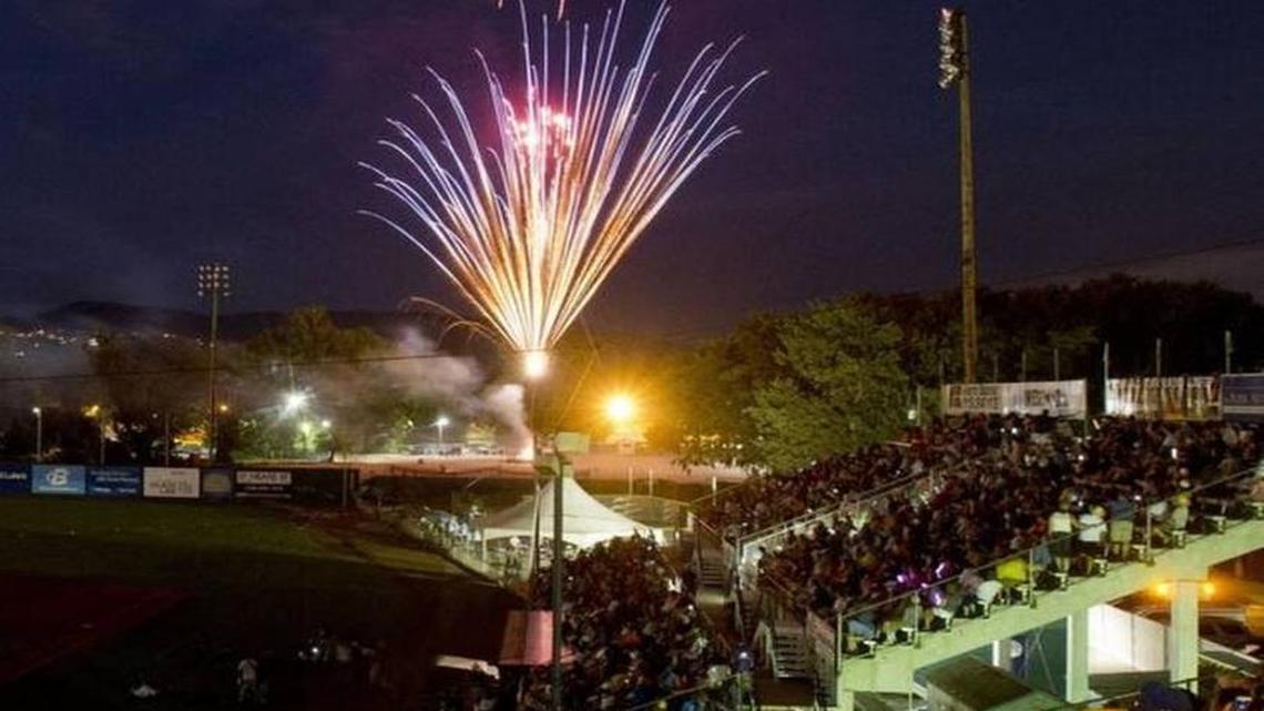 Fireworks are a fan favorite during the Boise Hawks season.