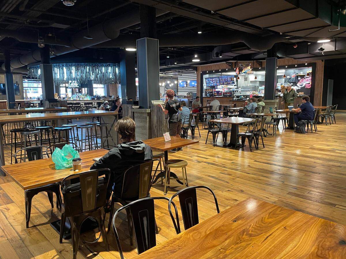 The Warehouse Food Hall offers a variety of food at one destination in downtown’s BoDo district.