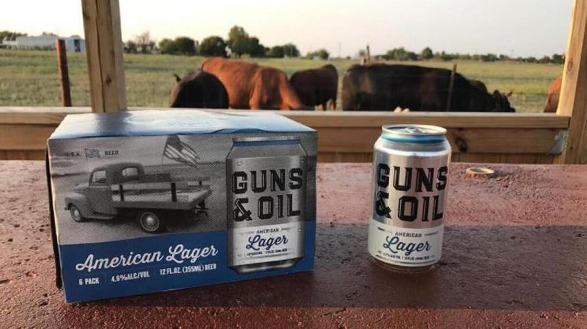 Guns & Oil American Lager is new to the Boise area. At a modest 4.6 percent alcohol by volume (ABV), the brewery describes it as “poundable.”