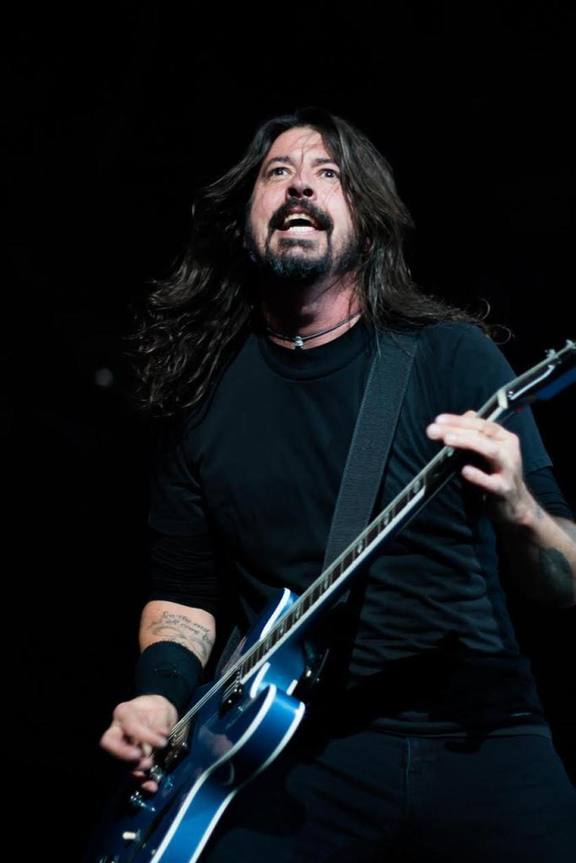 Dave Grohl of the Foo Fighters performing Dec. 7 at the Ford Idaho Center in Nampa.
