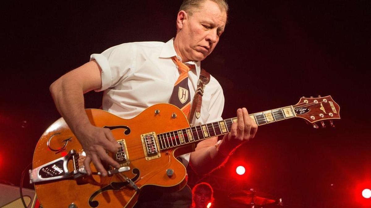 Jim “Reverend Horton” Heath of the Reverend Horton Heat will return to the Knitting Factory in March.