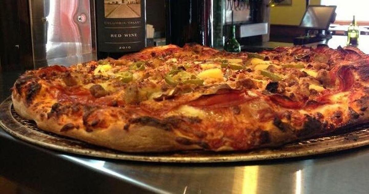 Growler’s pizza crust is made daily in-house.