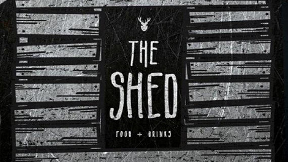 The logo for The Shed, a bar and restaurant that will take the place of The Lift 2.