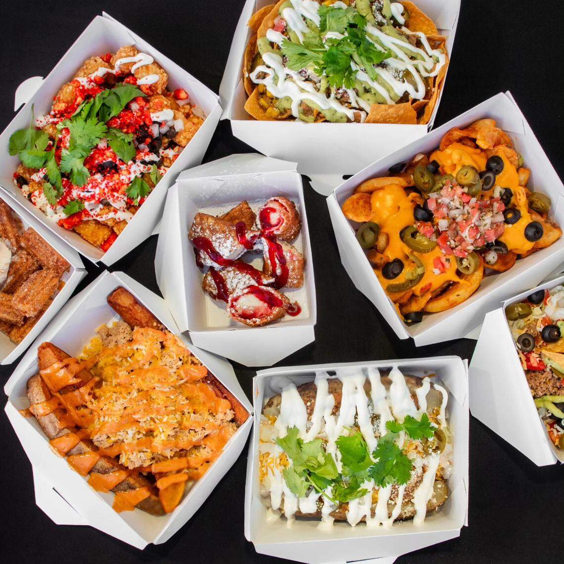 The Walkin Takos menu offers more than just bags of chips for taco-toppings customization.