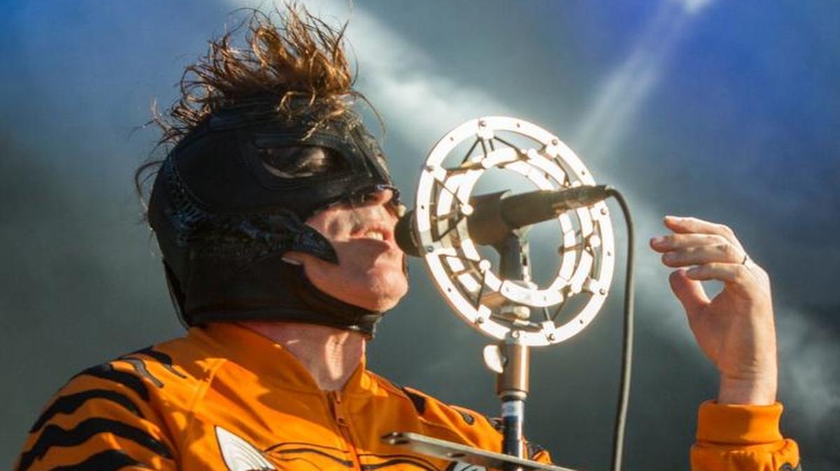 Artist and singer Maynard James Keenan, shown here performing with Puscifer, will bring his band Tool to Tacoma in May.