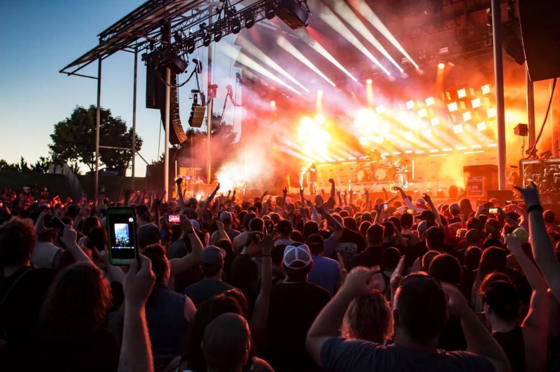 The Ford Idaho Center Amphitheater is already in full swing.