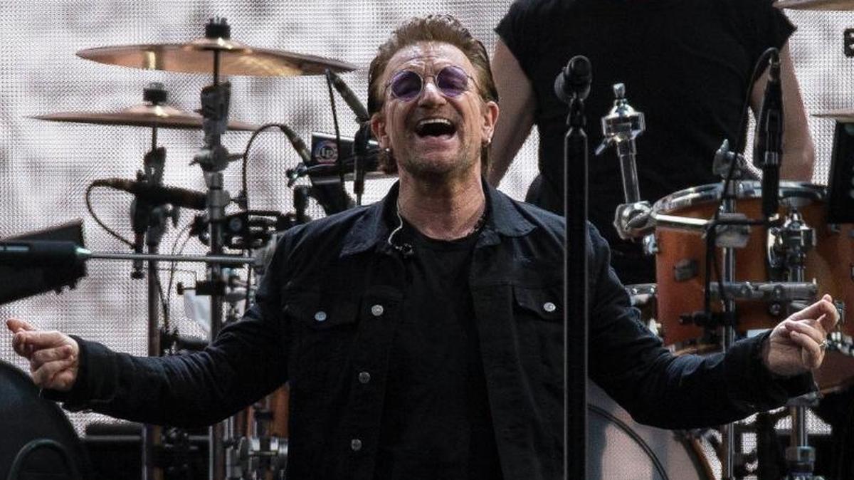 Singer Bono of the band U2 performs at Twickenham Stadium in London in July. Will U2 ever come to Boise?