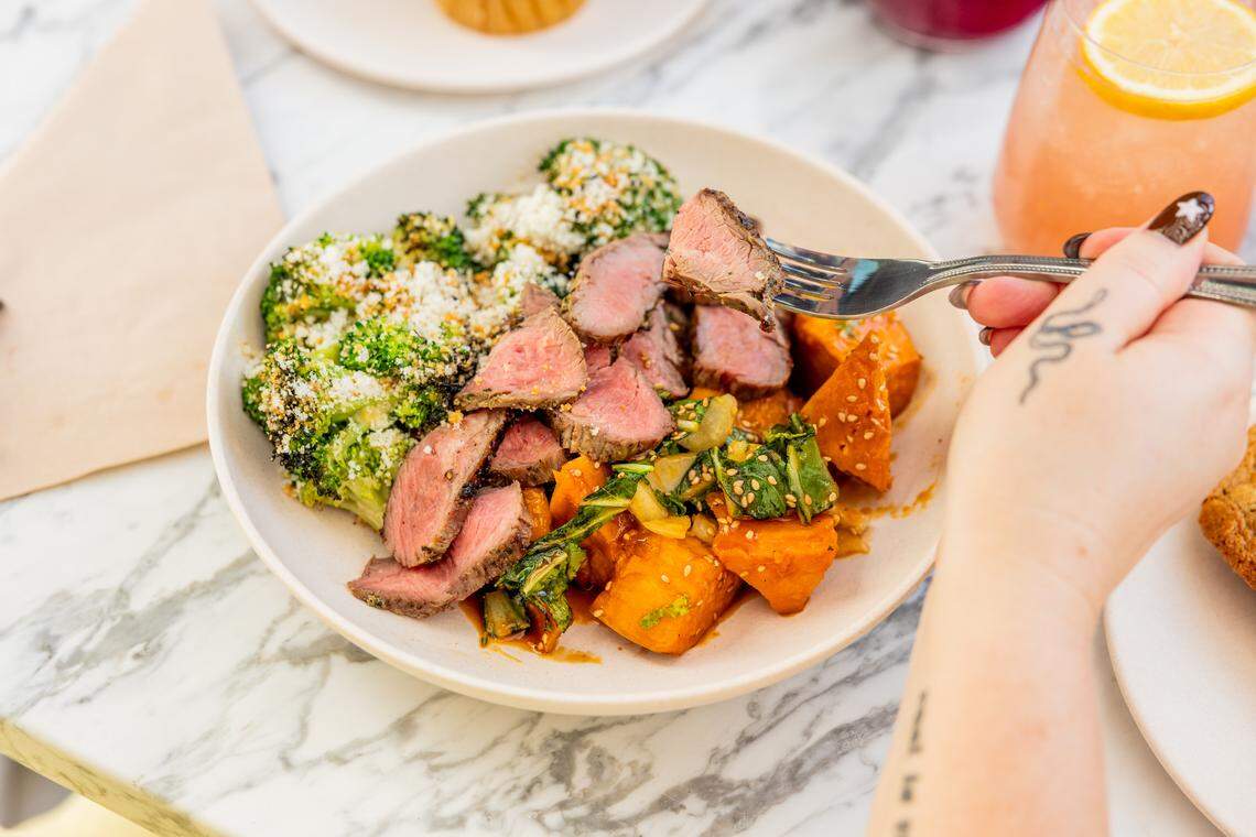 Flower Child describes itself as a “modern, feel-good restaurant known for its vibrant, health-forward menu.”