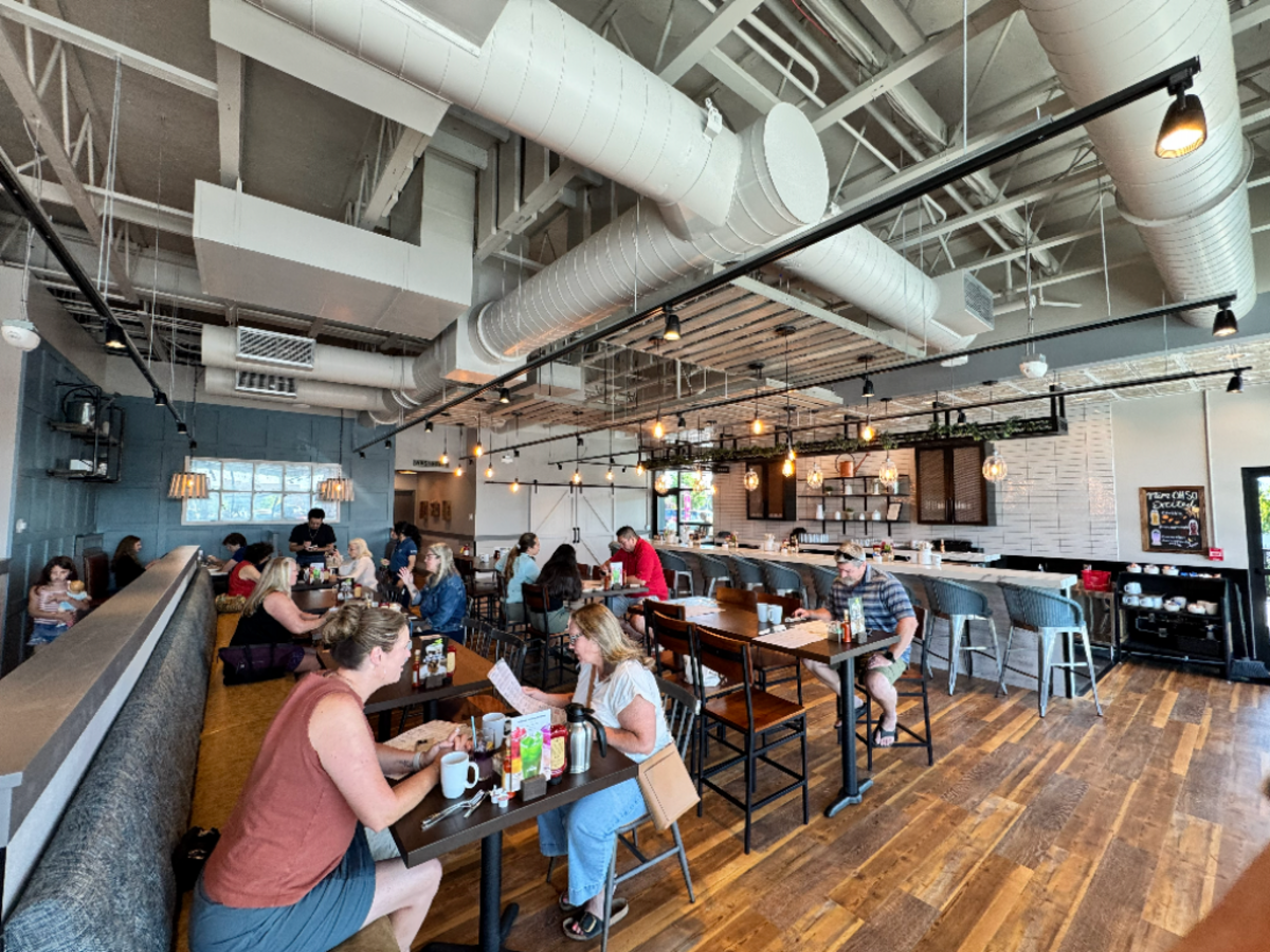 Diners enjoy food at the new First Watch restaurant during a soft opening in Meridian.