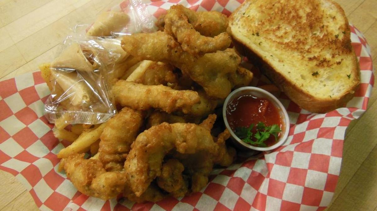 Delicious Idaho finger steaks — the way Chef Lou Aaron of Westside Drive In likes ’em.