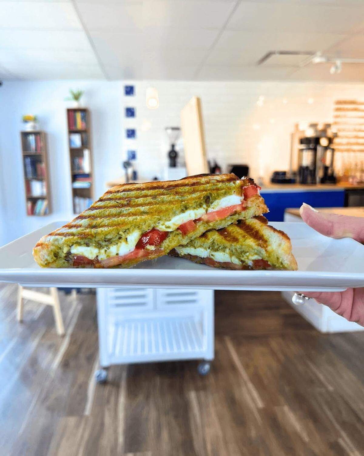 Serving more than coffee, Brewed also had a food menu with options including caprese sandwiches, breakfast burritos, avocado toast and more.