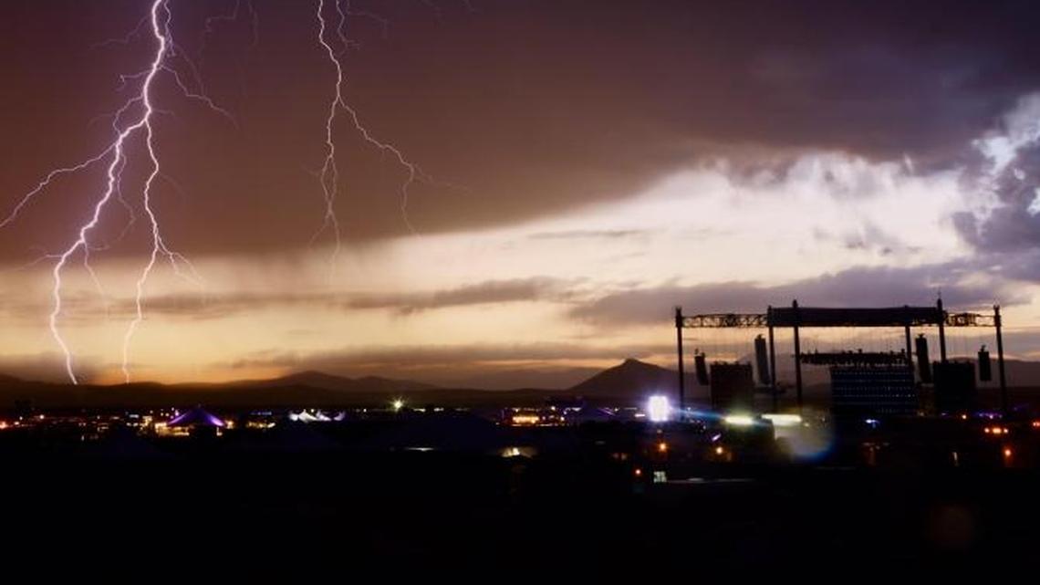 Inclement weather forced the cancellation of Friday night’s Mountain Home Country Music Festival.