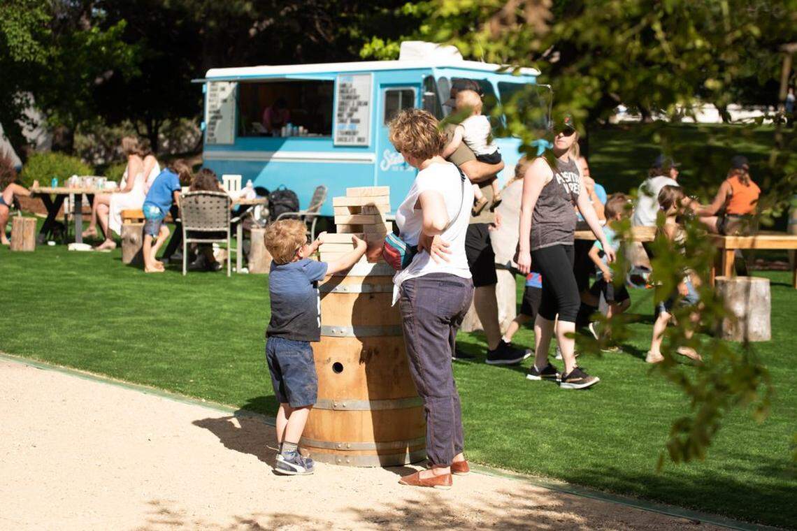 Green Acres Food Truck Park has evolved into a popular seasonal destination for Boiseans of all ages.
