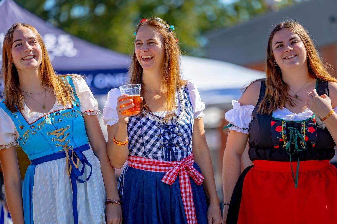 It’s always fun to dress for the occasion at Oktoberfest in Meridian.
