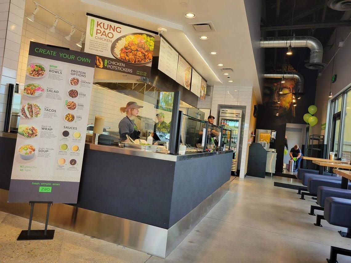 Opened last fall at 2126 N. Eagle Road, Zao Asian Grill took over the former Duck Donuts space at The Village at Meridian.