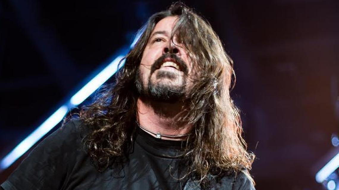 Dave Grohl of the Foo Fighters performing Dec. 7 at the Ford Idaho Center in Nampa.