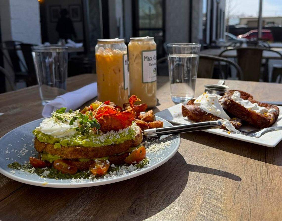 Avocado toast ($16.25), BC’s French toast ($8.50+) and iced coffee drinks are fine choices. Especially on a patio.