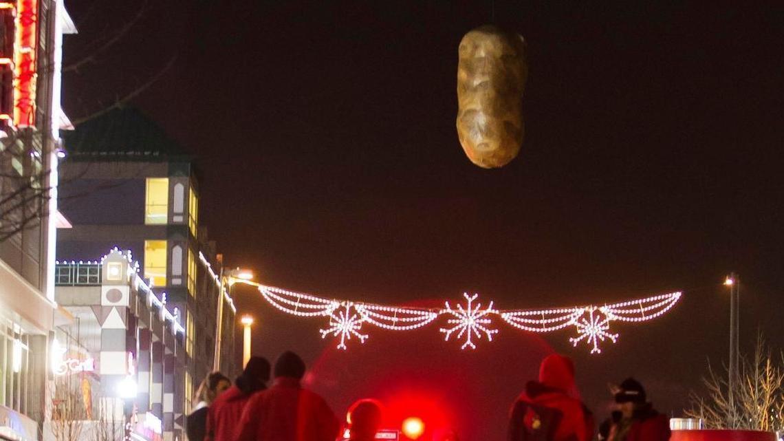 Fun, sure. But “cool”? Revelers ring in the New Year at the Idaho Potato Drop in Downtown Boise.