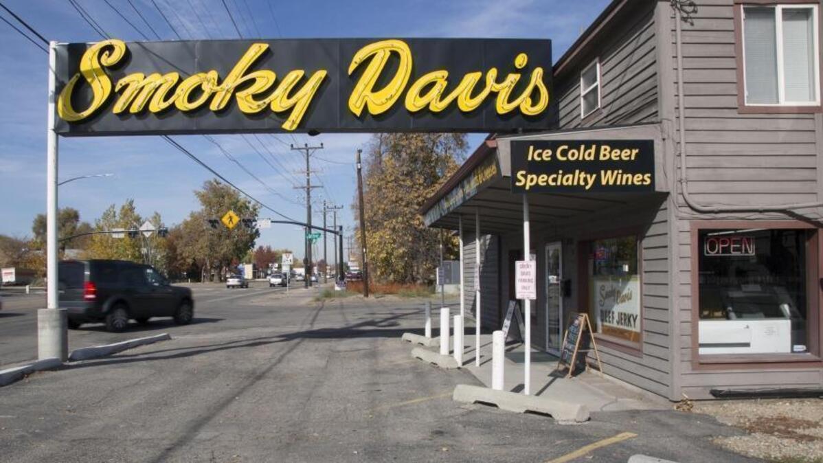 The familiar Smoky Davis sign soon will be a memory at State and Arthur streets in Boise.
