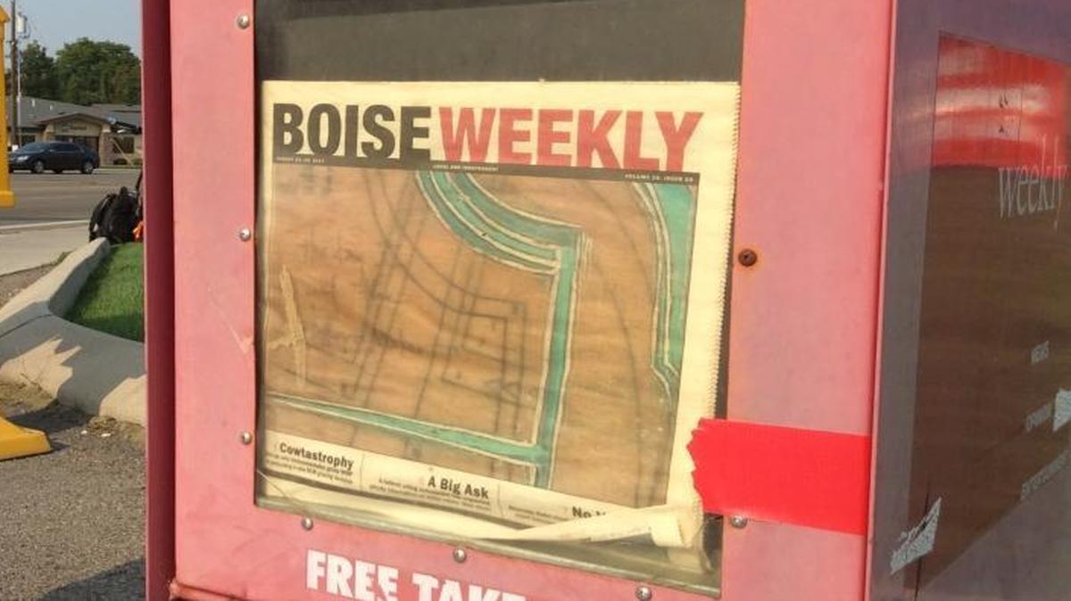 Boise Weekly racks aren’t stocked with as many newspapers anymore, but they still dot the Treasure Valley.
