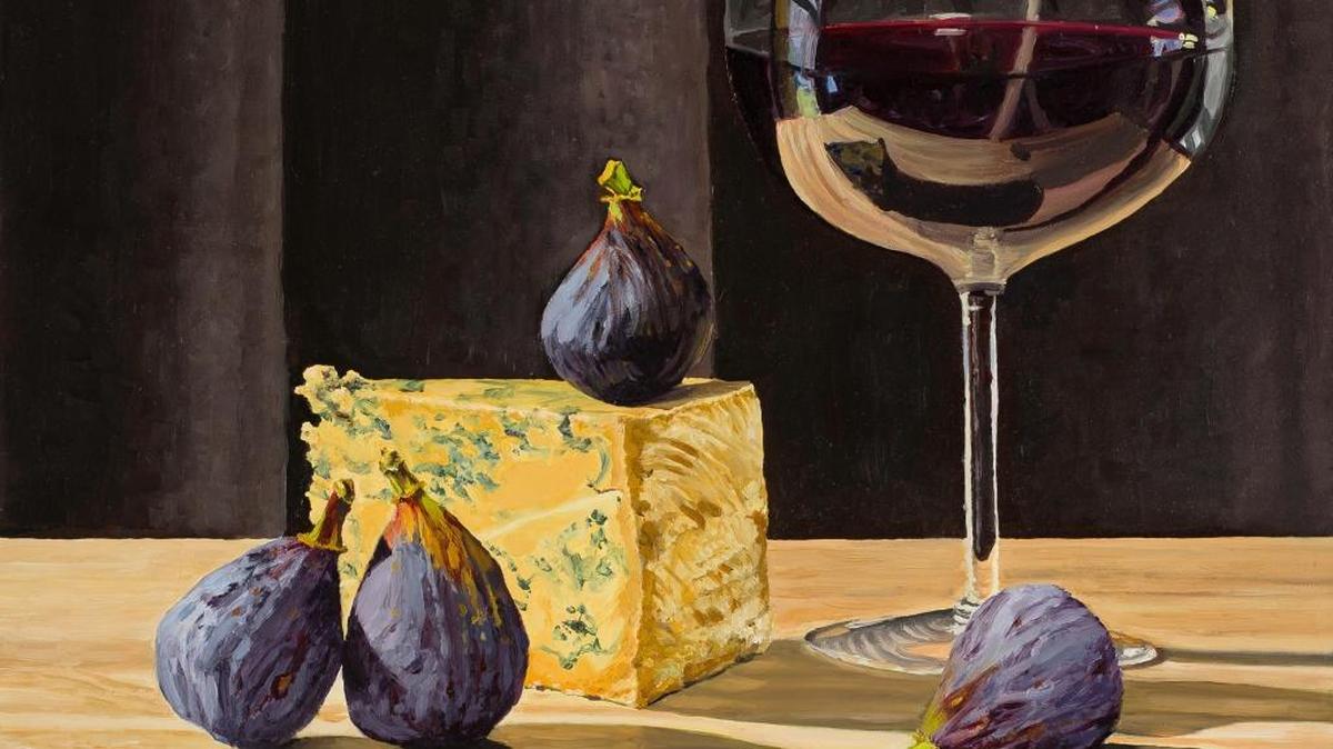 Betsie Richardson’s “Full Bodied with a Hint of Fig” (oil on canvas) is part of “Photo/realism” at Gallery Five18. Meet the artist at a First Thursday reception on Thursday, Jan. 7.