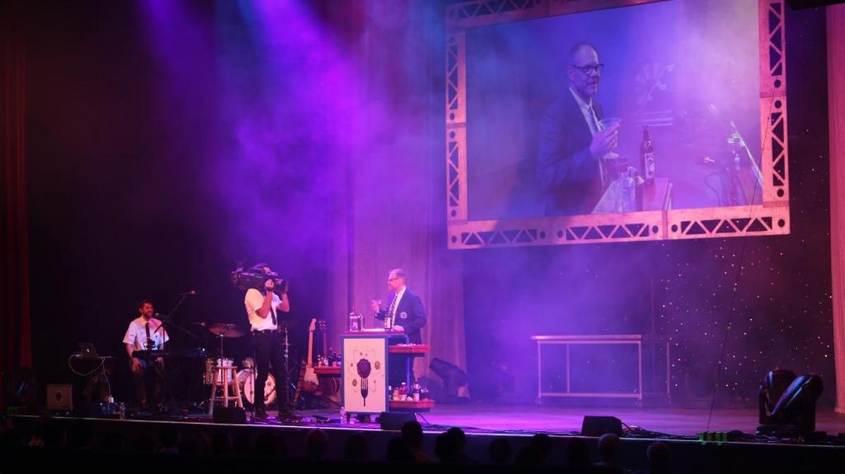 Award-winning celebrity chef and television personality Alton Brown performs all sorts of on-stage experiments, along with music and more in “Eat Your Science.”