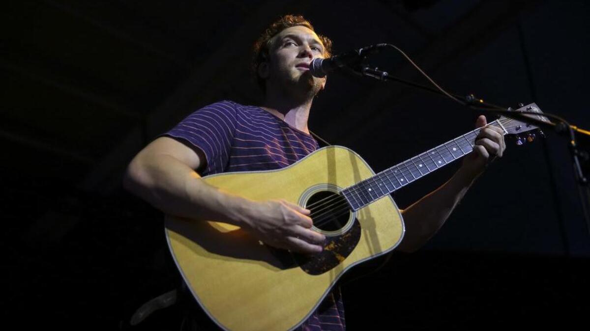 Phillip Phillips performs Aug. 22, 2017, in Baltimore.