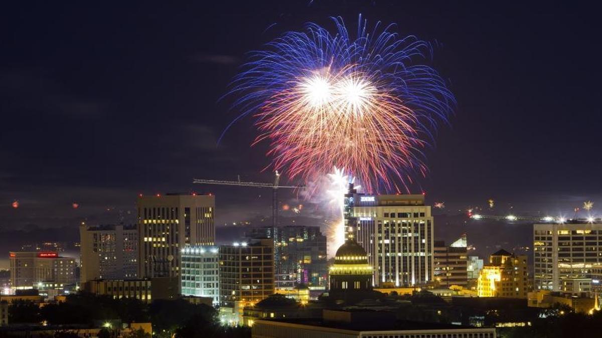 The City of Boise’s Fireworks will go off from Ann Morrison Park during Fourth of July festivities on Monday, July 4.