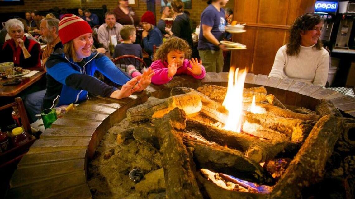 Belly up to the fire at Boise restaurants with fireplaces and fire pits